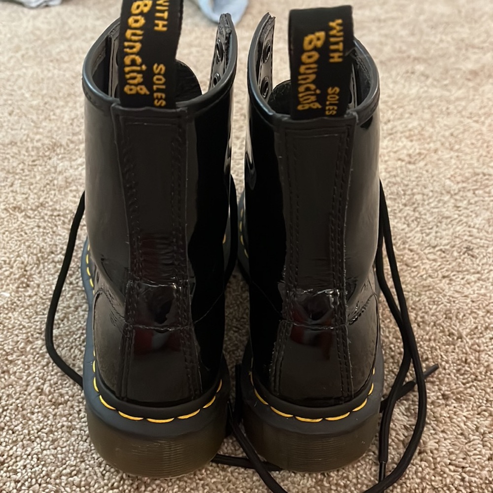 Dr. Martins, black, shiny - Picture 3 of 5